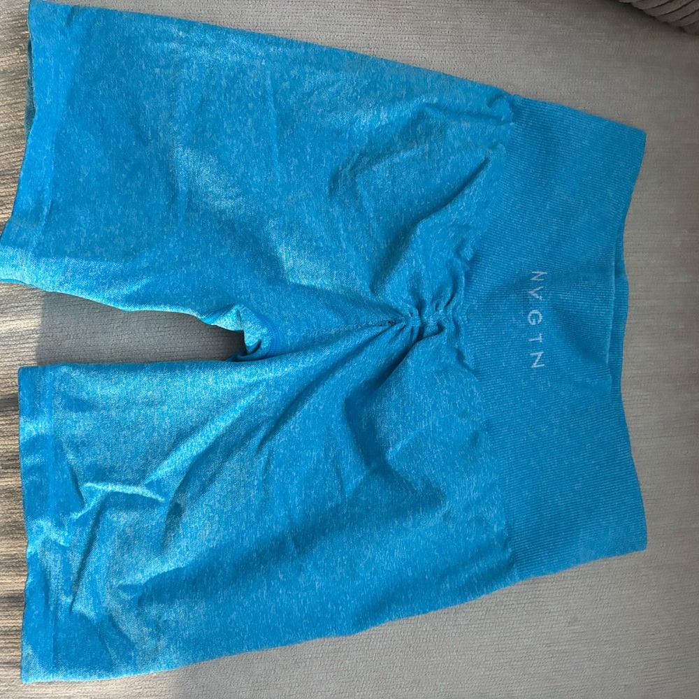 NVGTN Blue Biker Shorts